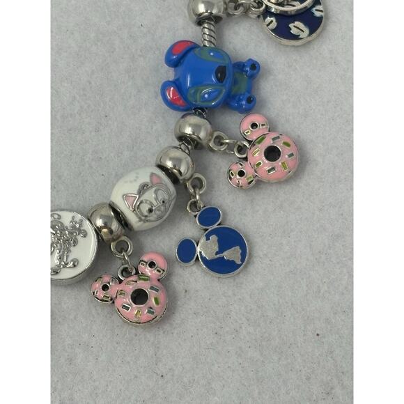 Enamel Bead Bracelet Lilo Stitch Mickey Disney Inspired Charm for Women - Picture 4 of 7